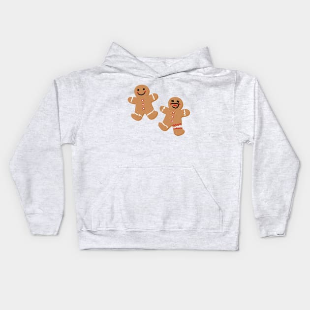 Gingerbread People Kids Hoodie by deancoledesign